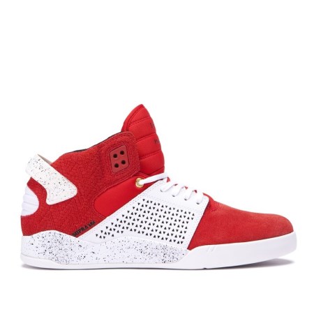 Supra Skytop III Mens High Tops Shoes Red UK 03XHN